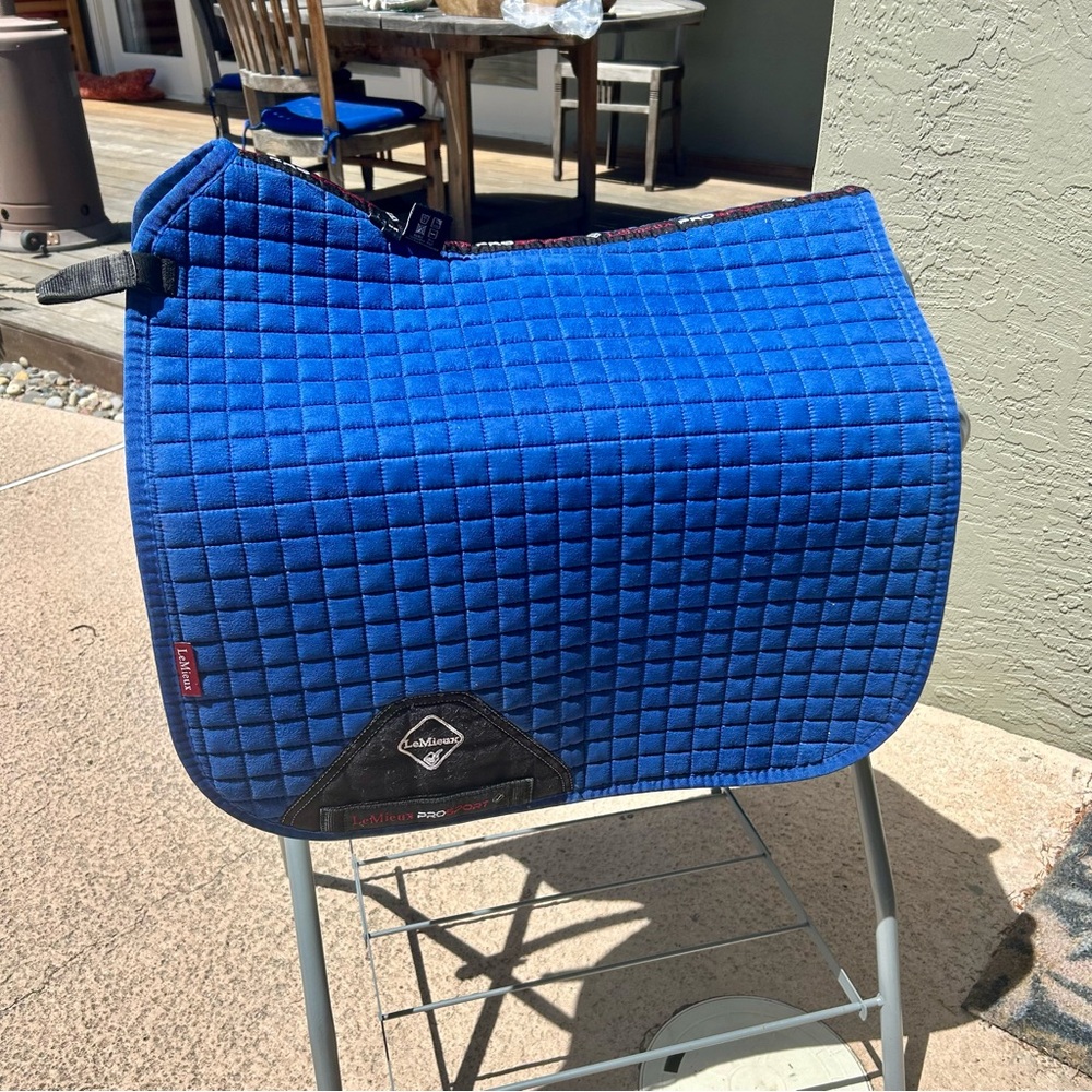 LeMieux Royal Blue dressage saddle pad